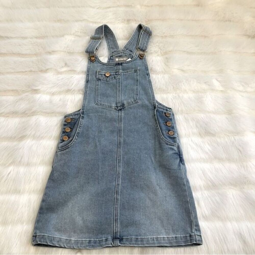 Tractr NWT Girls Overal Denim Dress (8)